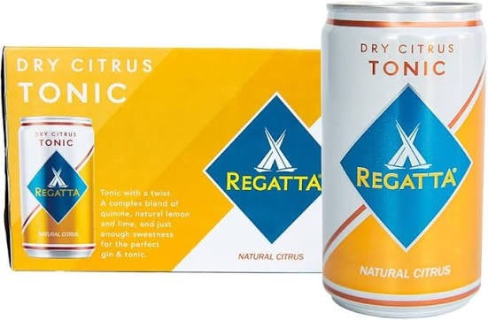 REGATTA DRY CITRUS TONIC 7.5OZ 6PK CAN