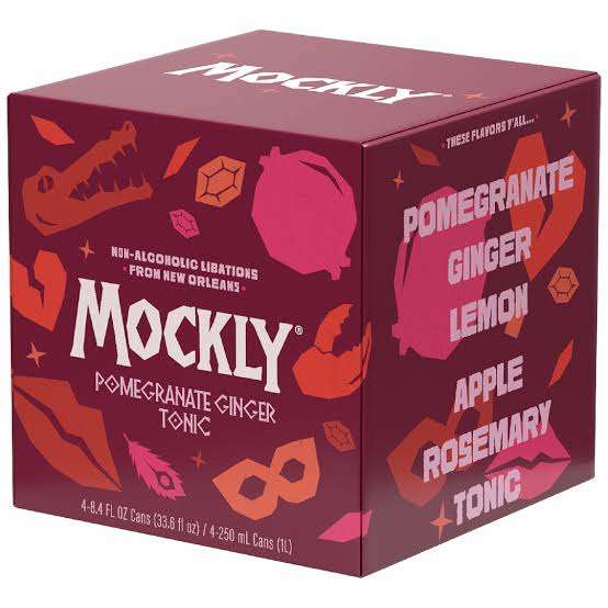 MOCKLY POMEGRANATE GINGER TONIC 8.4OZ 4C