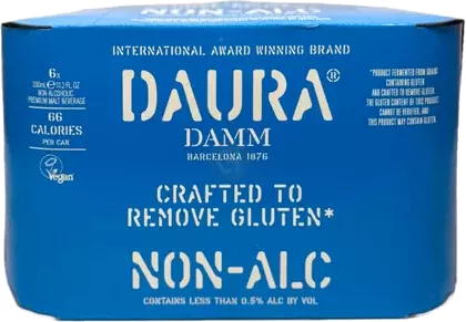 DAURA DAMM GLUTEN FREE NON-ALC LAGER 6PK CAN
