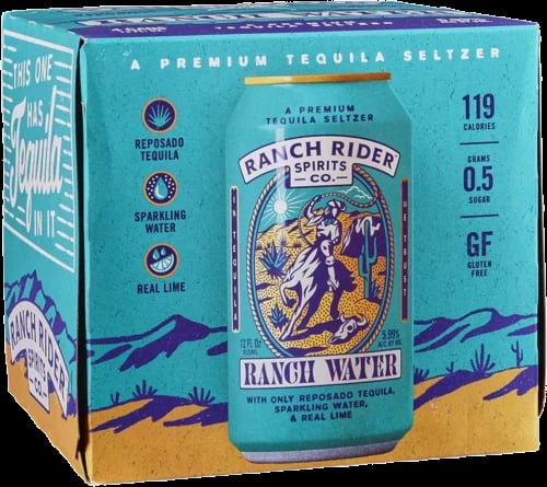 RANCH RIDER RANCH WATER 4PK CAN