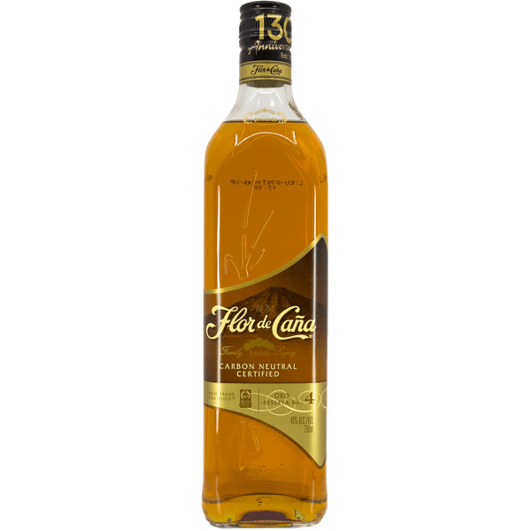 FLOR DE CANA GOLD RUM 4YR 750