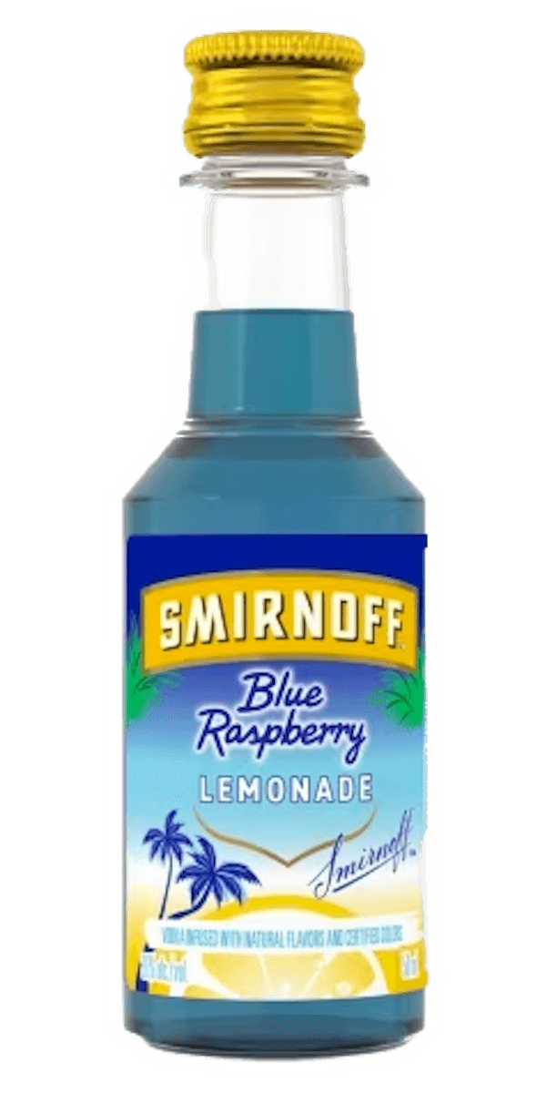 SMIRNOFF BLUE RASPBERRY LEMONADE 50ML