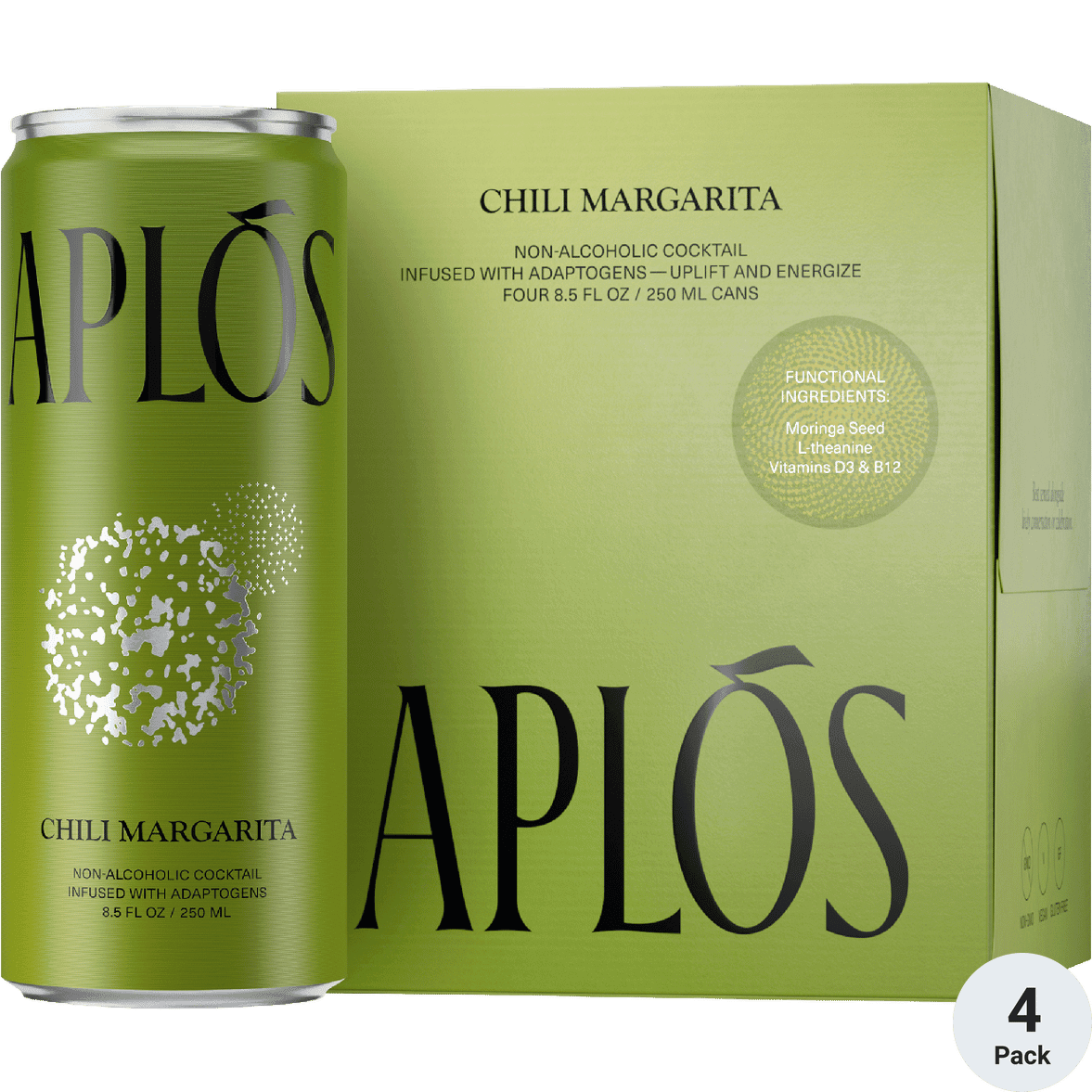 APLOS CHILI MARGARITA 250ML 4PK CAN