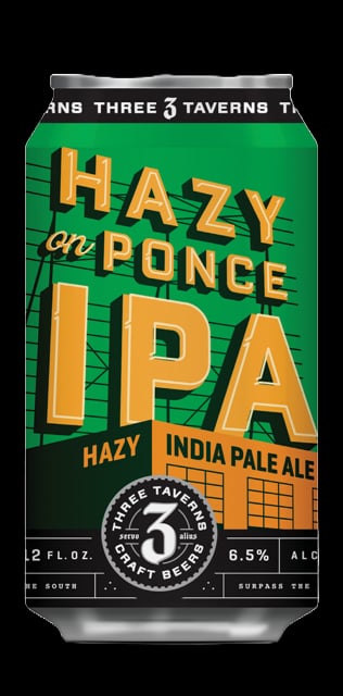 3 TAVERNS HAZY ON PONCE 6PK CAN