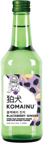 KOMAINU BLACKBERRY GINGER SOJU 355ML