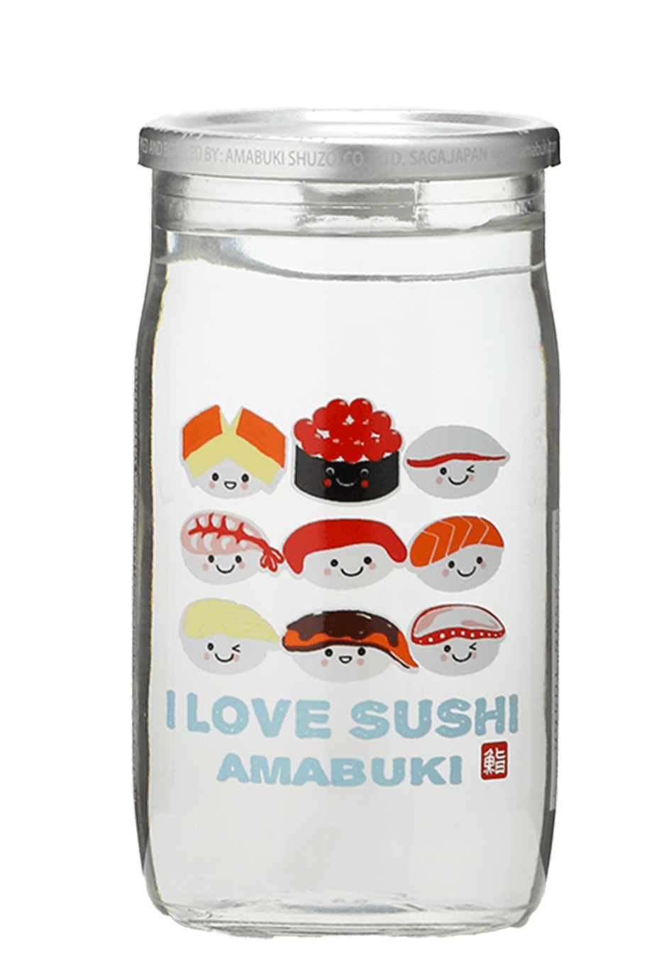 AMABUKI I LOVE SUSHI SAKE CUP 180ML