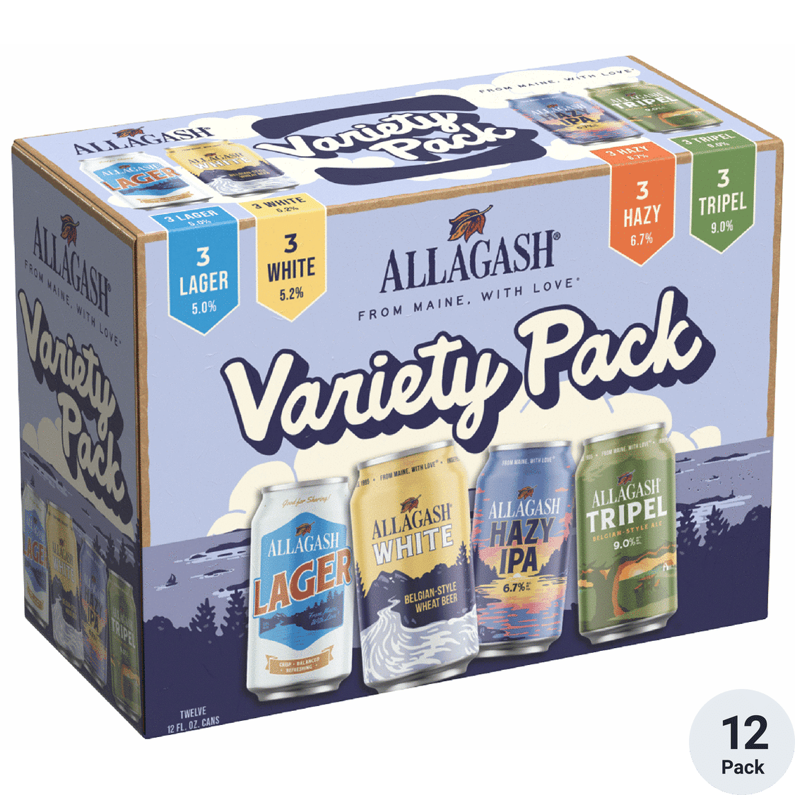 ALLAGASH VARIETY PACK 12OZ 12PK
