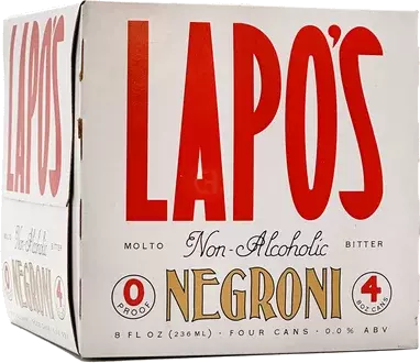 LAPO'S N/A NEGRONI 8OZ 4PK