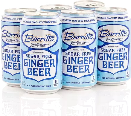 BARRITTS DIET GINGER BEER 12OZ 6PK CAN