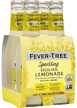 FEVER TREE SPARKLING SICILIAN LEMONADE 4PK BTTLS