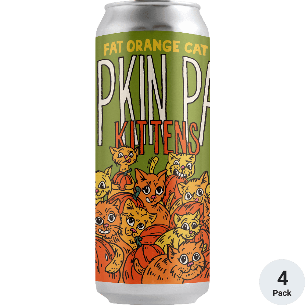 FAT ORANGE CAT PUMPKIN PATCH KITTENS HAZY IPA 16OZ 4PK