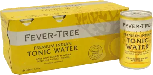 FEVER TREE INDIAN TONIC 8PK CANS