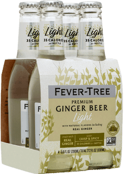 FEVER TREE LIGHT GINGR BEER 4PK BTTLS