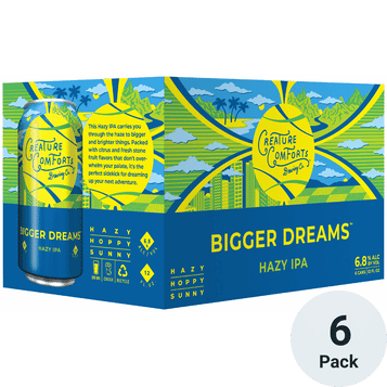 CREATURE COMFORTS BIGGER DREAMS HAZY IPA 6PK [6PK]