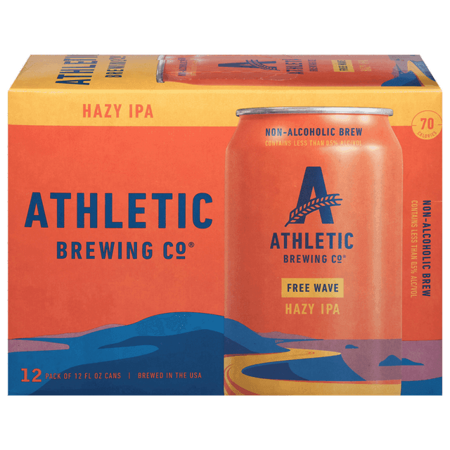 ATHLETIC BREWING FREE WAVE HAZY IPA N/A 6C [6PK]
