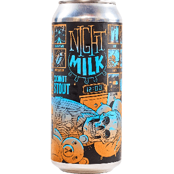 ABOMINATION BREWING NIGHT MILK COCONUT STOUT 16OZ 4PK