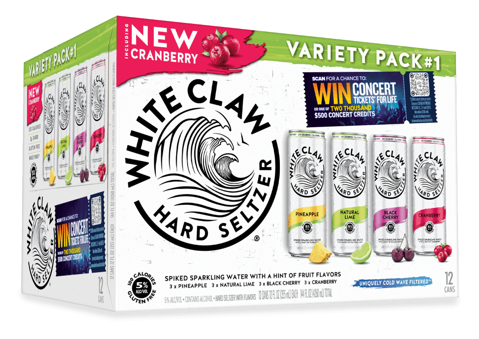 WHITE CLAW VARIETY SELTZER #1 12PK