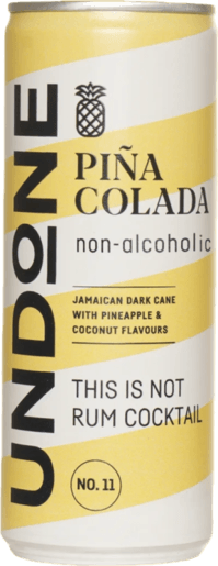 UNDONE NO.11 PINA COLADA N/A 250ML 4PK CAN