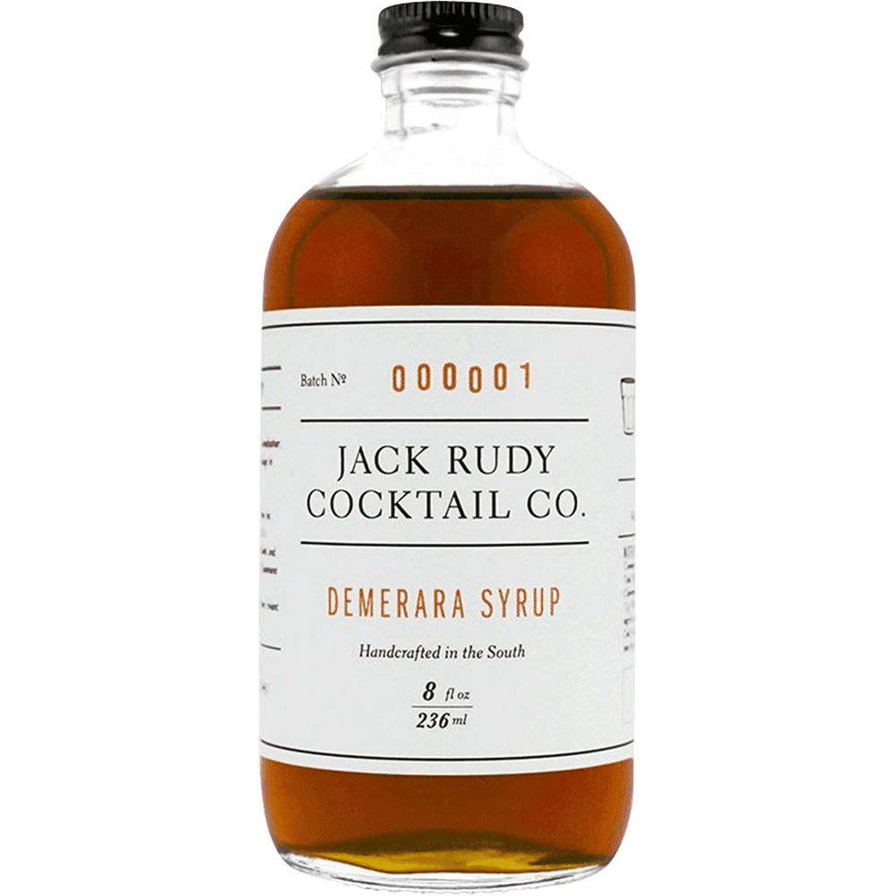 JACK RUDY DEMERARA SYRUP 236ML