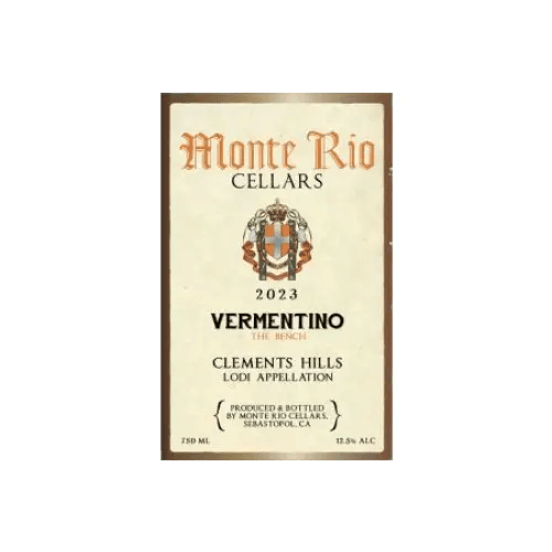 MONTE RIO THE BENCH VERMENTINO