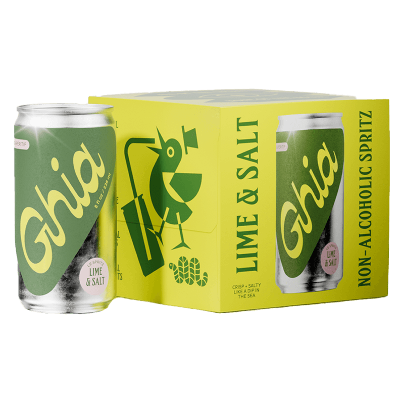 GHIA NON-ALC LIME & SALT 8OZ 4PK CAN [4PK]