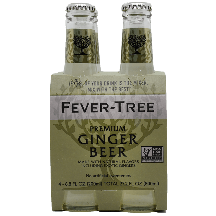 FEVER TREE GINGER BEER 4PK BTTLS