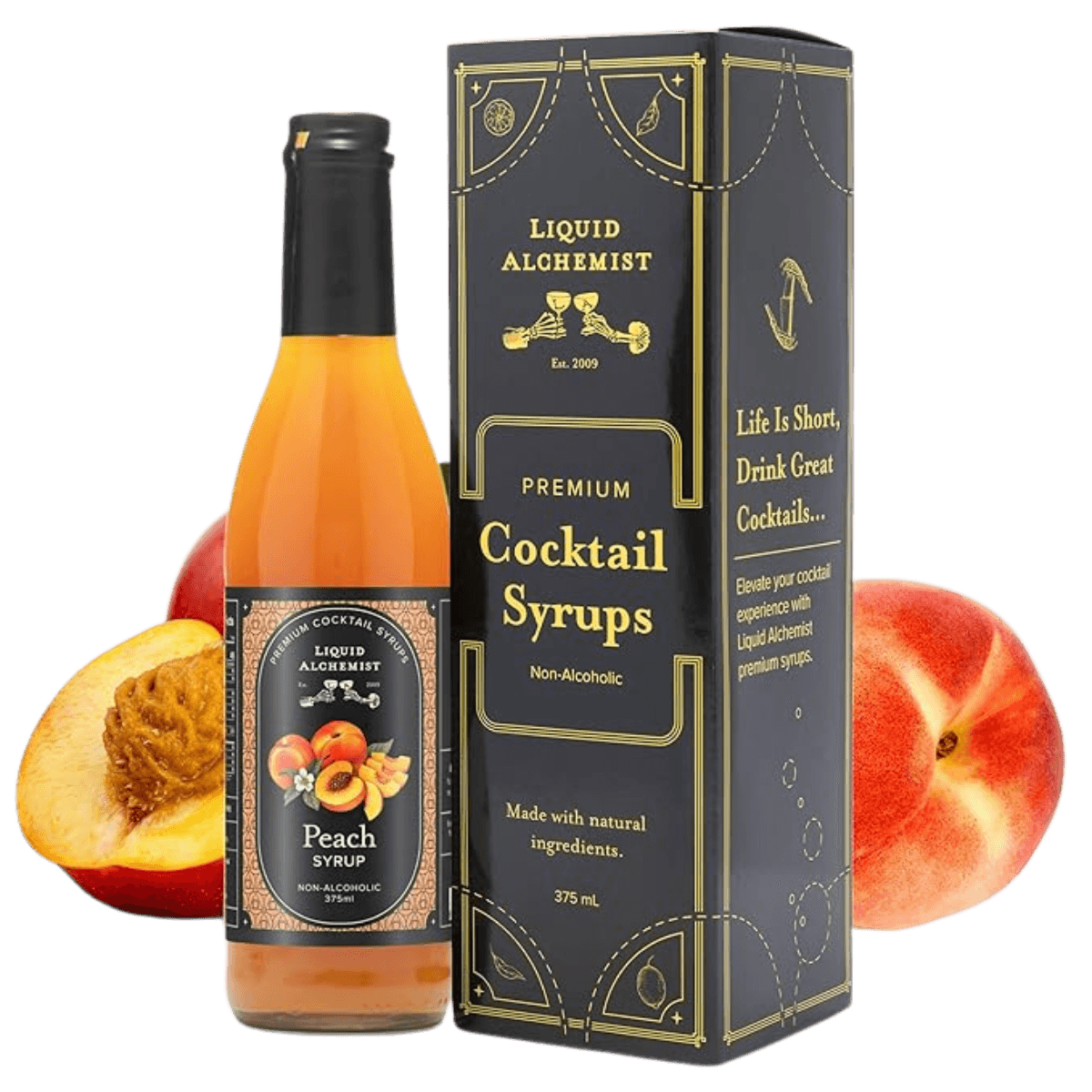 LIQUID ALCHEMIST PEACH SYRUP 375