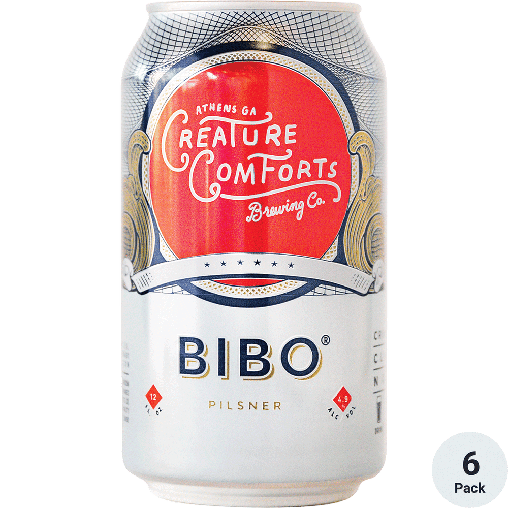 CREATURE COMFORTS BIBO PILSNER 6PK CAN