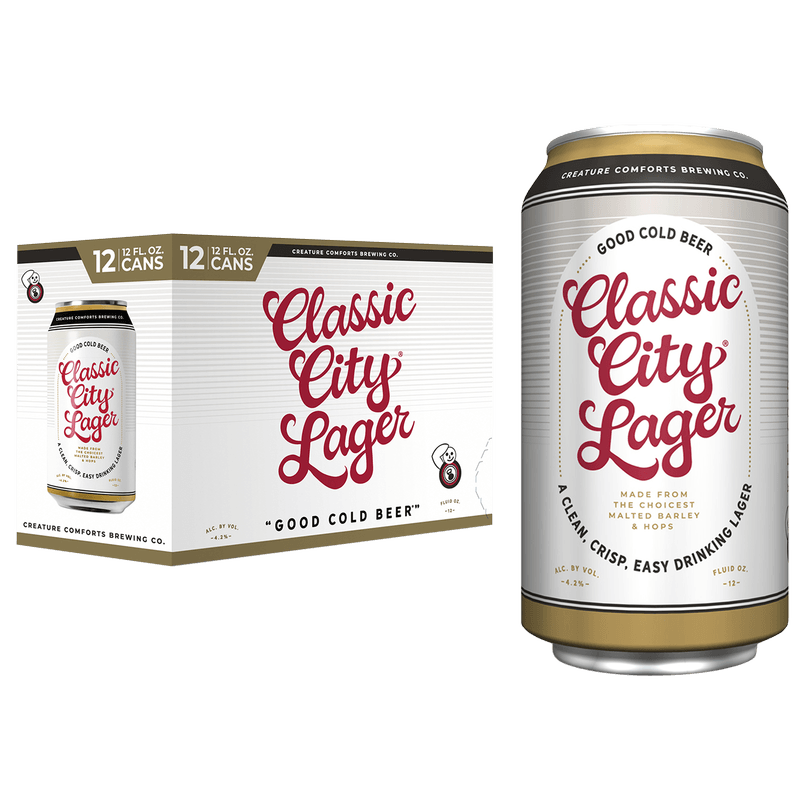 CREATURE COMFORTS CLASSIC CITY LAGER 12PK CAN