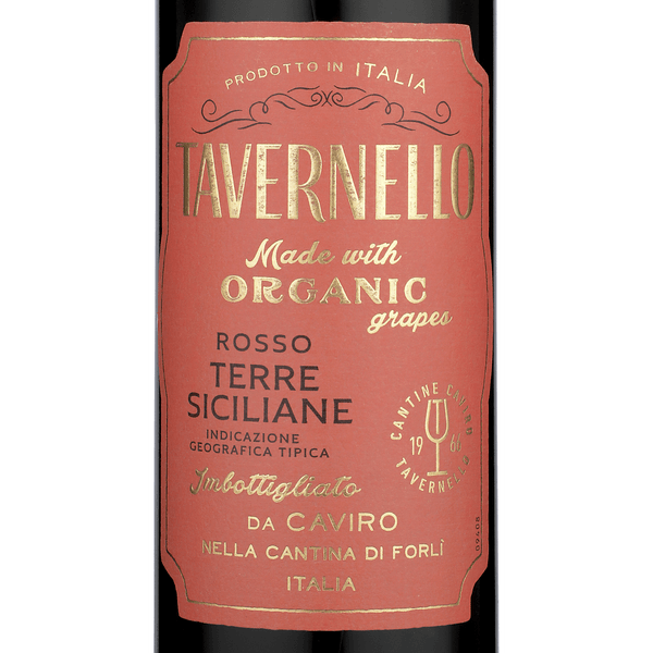 TAVERNELLO ROSSO ORGANIC 750ML