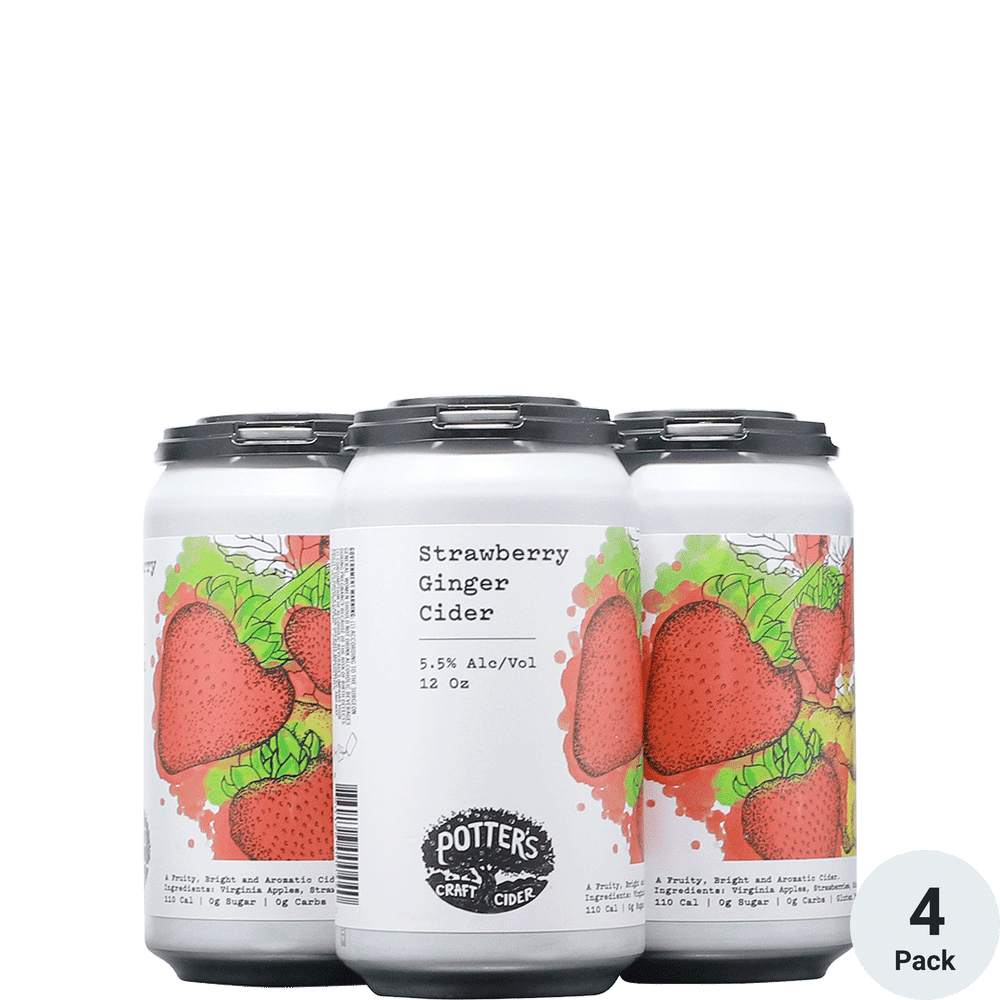 POTTER'S SEASONAL CIDER 4PK