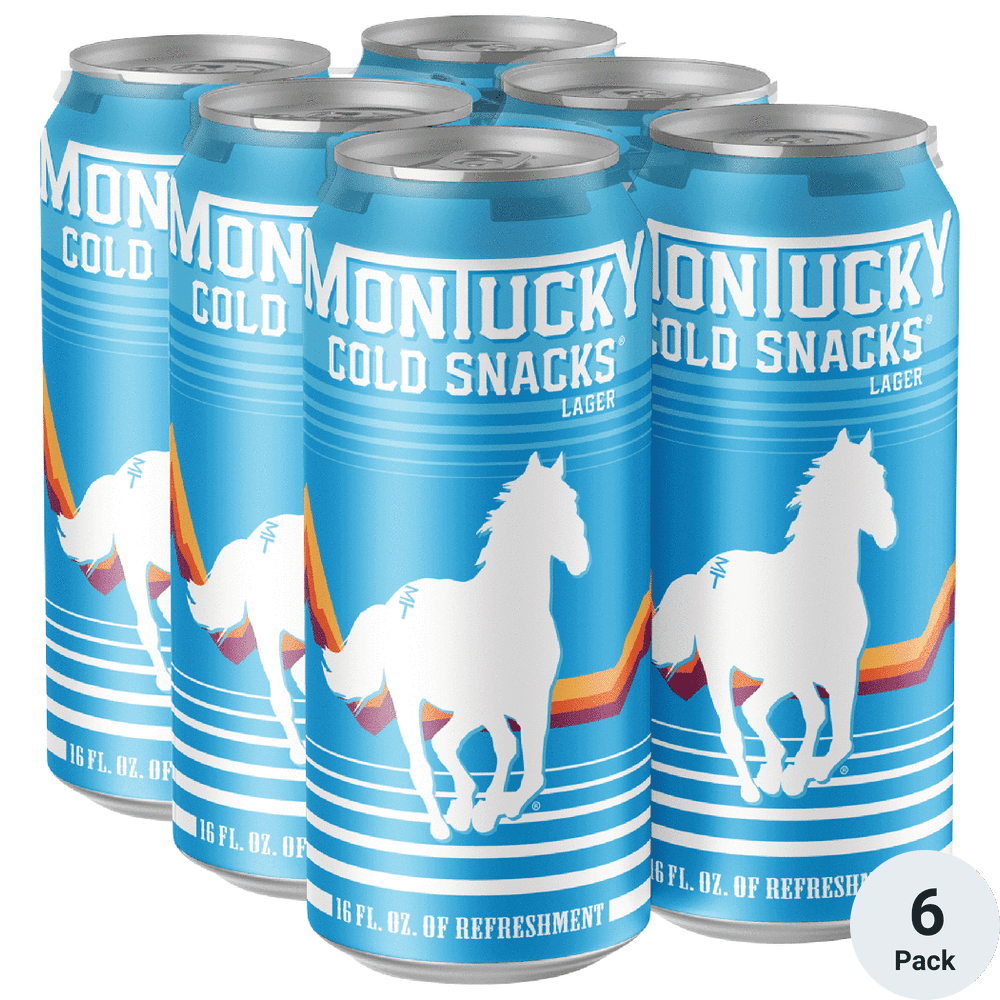 MONTUCKY COLD SNACKS LAGER 16OZ 6PK CAN
