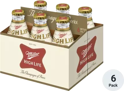 HIGH LIFE 7OZ 6PK BOTTLE