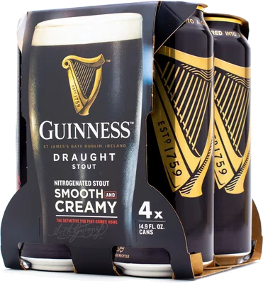 GUINNESS DRAUGHT 4PK CAN [PACK]