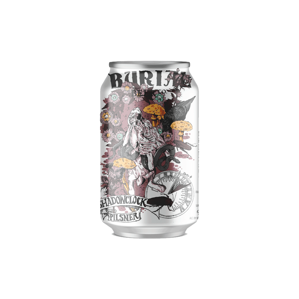 BURIAL SHADOWCLOCK PILSNER 12OZ 6C